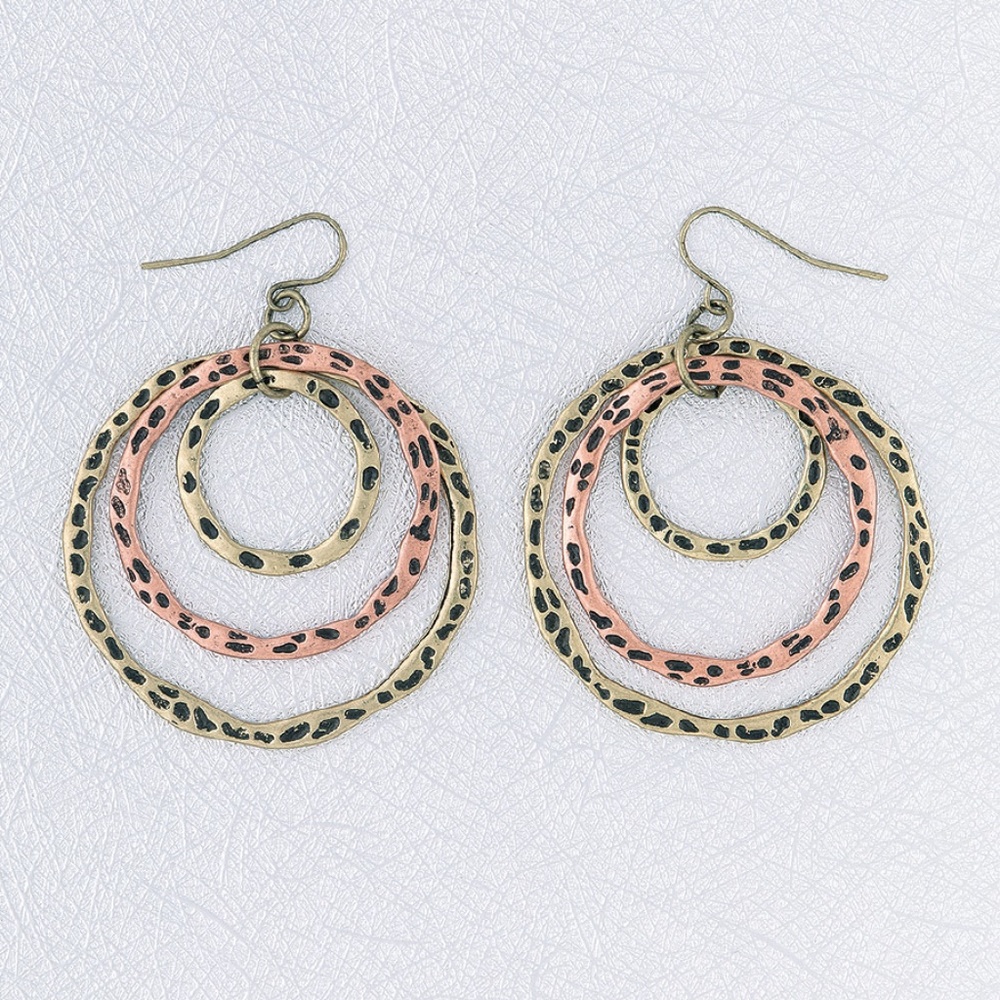 New Maren Elena Triple Hoop Earrings